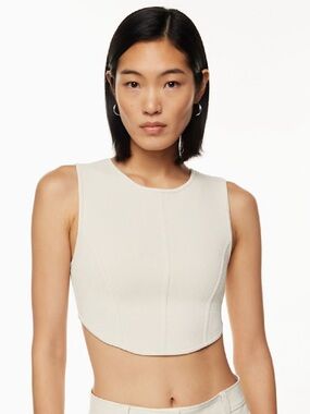 Aritzia Babaton Gallery Sculpt Knit Seamed Tank #103775